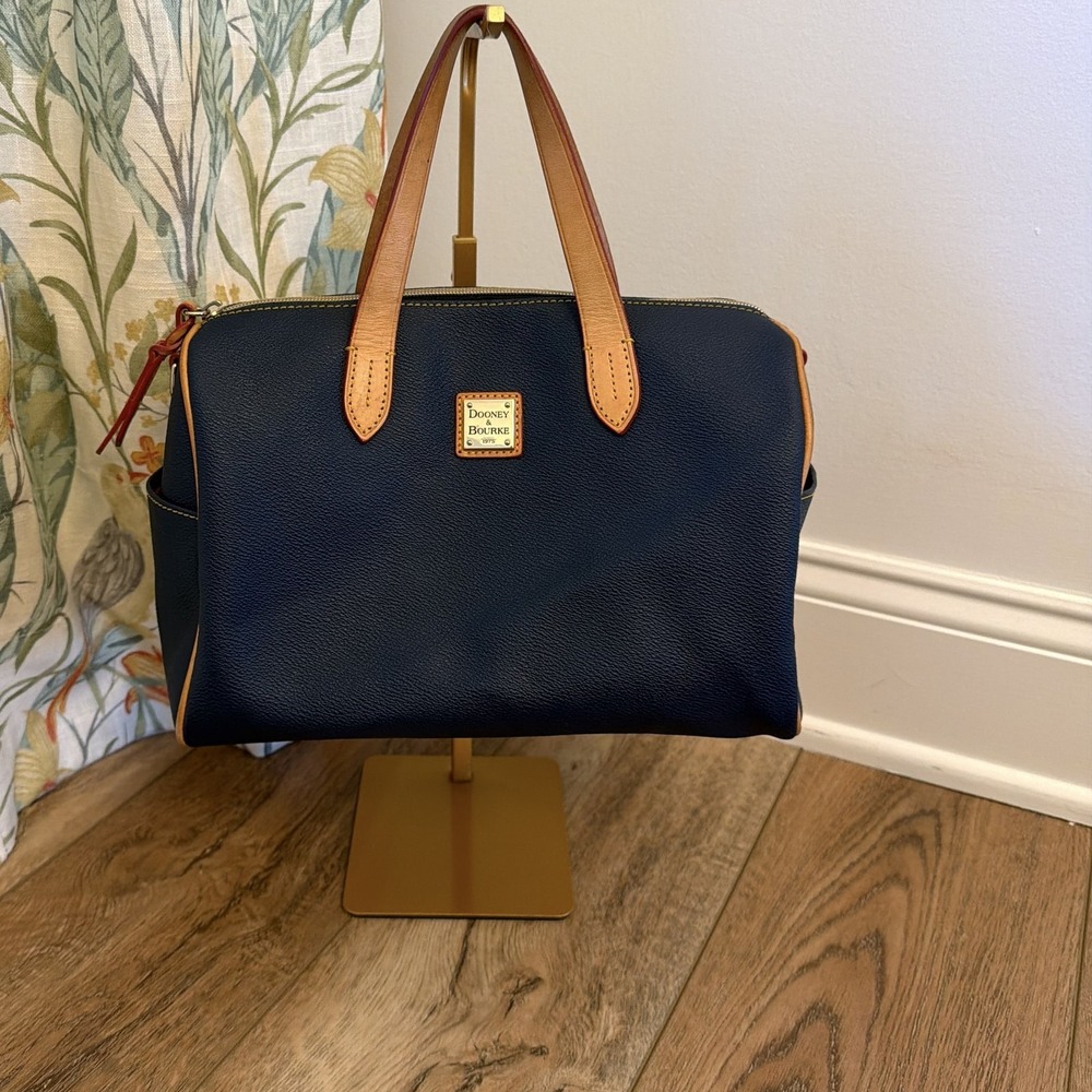 Dooney & Bourke Women's Medium Navy Dome Satchel